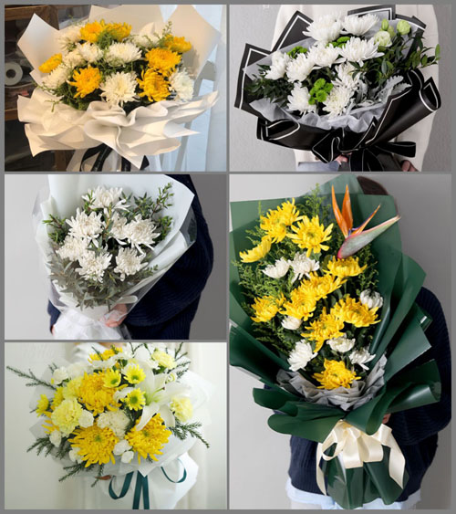 湖南长沙浏阳市大瑶镇白事花束代送